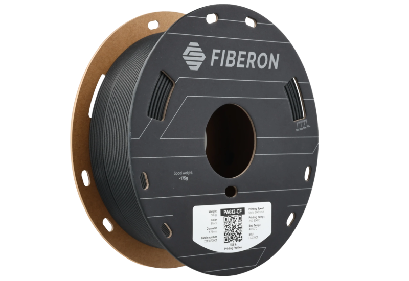 Polymaker Fiberon PA612-CF15 1.75 mm Black 0.5 kg
