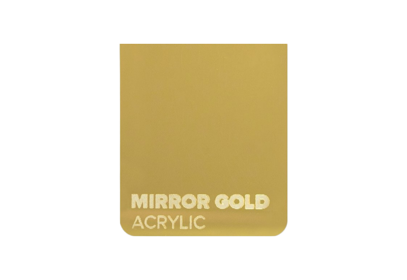 Flux Acrylic mirror gold 3mm