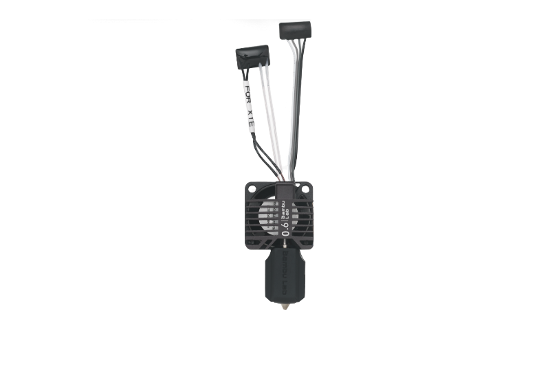 Bambu Lab X1E 0.6mm Complete hotend with hardened steel nozzle - FAH015