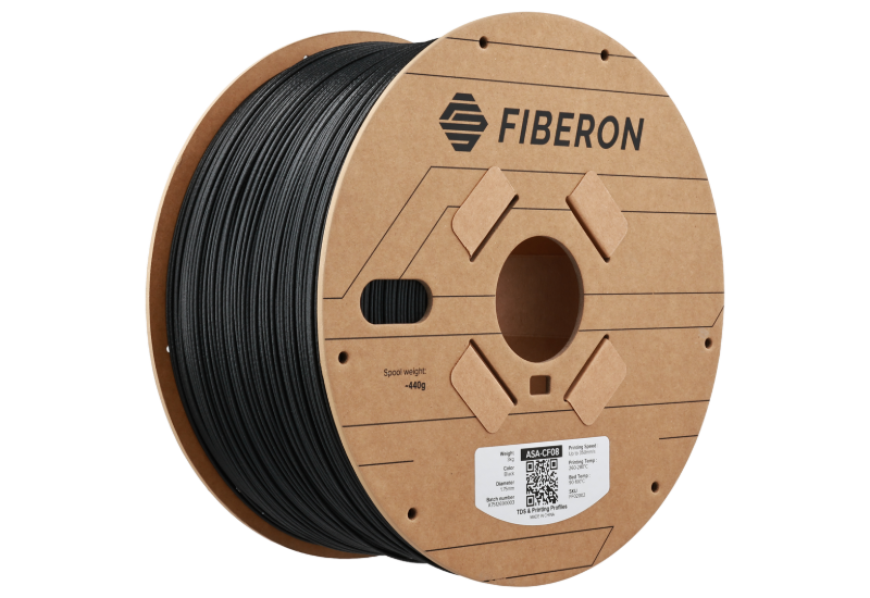 Polymaker Fiberon ASA-CF08 1.75 mm Black 3 kg