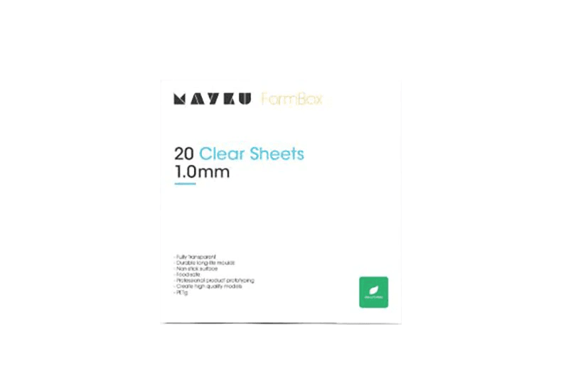 Mayku Clear Sheets 1.0 mm - 3DNet