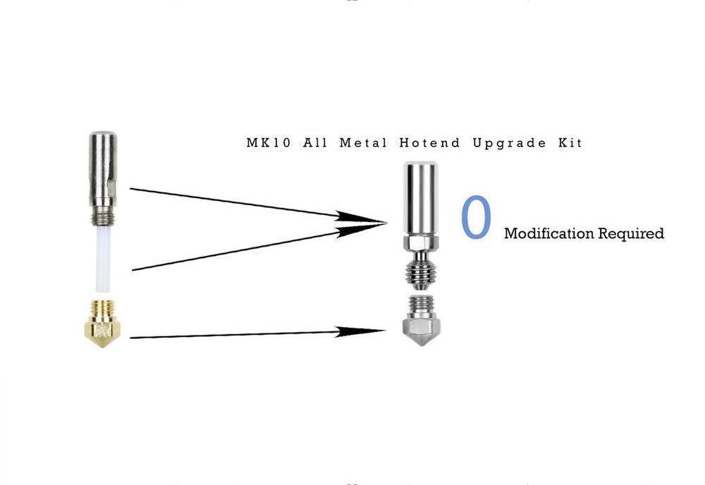 Micro Swiss All Metal Hot End til MK10 (Di3) - Tilbehør - 3DNet
