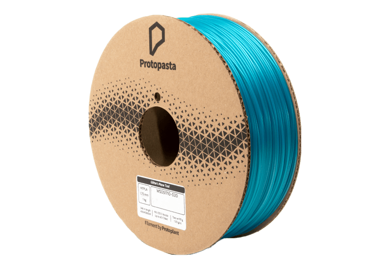 Protopasta HTPLA Sheyb Designs Glitter&#39;s Mane Teal 1.75 - 3DNet