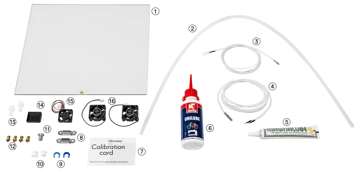 Ultimaker 2+ Maintenance Kit - 3DNet